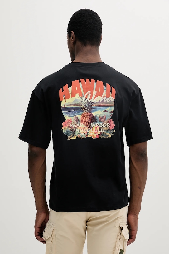 

Хлопковая футболка Hawaii Aloha T BP Alpha Industries, черный