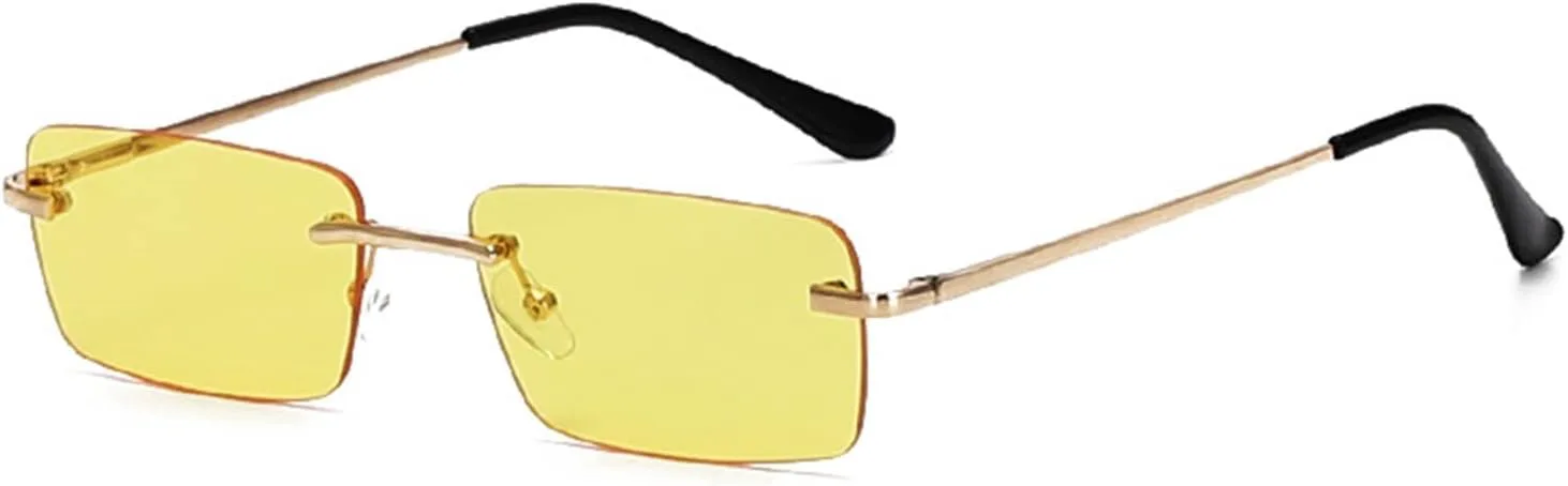 

Солнцезащитные очки XINXIN в квадратной маленькой металлической оправе для мужчин и женщин, для активного отдыха и вождения (Цвет: E, Размер: Средний), E