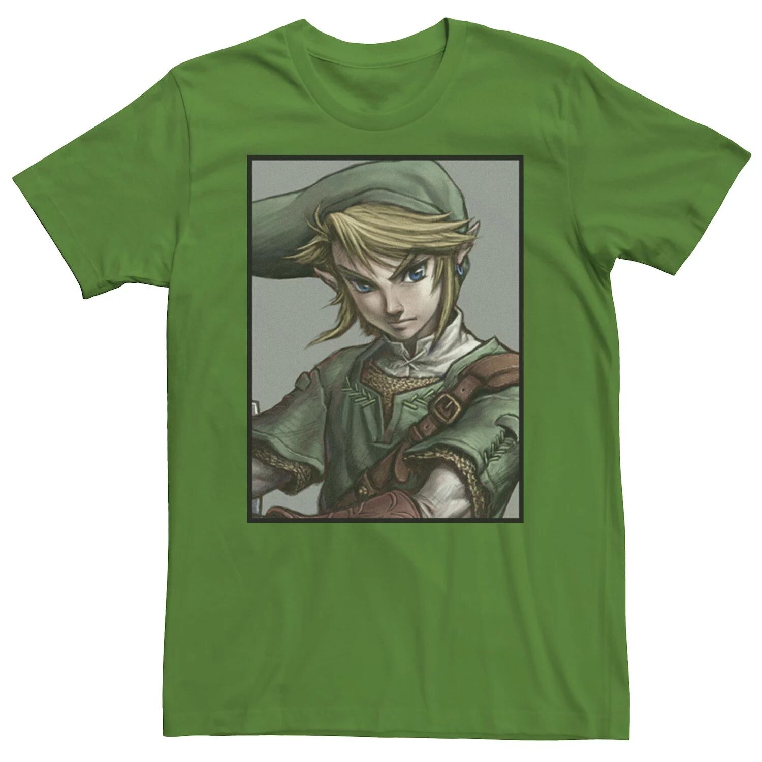 

Мужская футболка Legend of Zelda Link Twilight Face Portrait Licensed Character