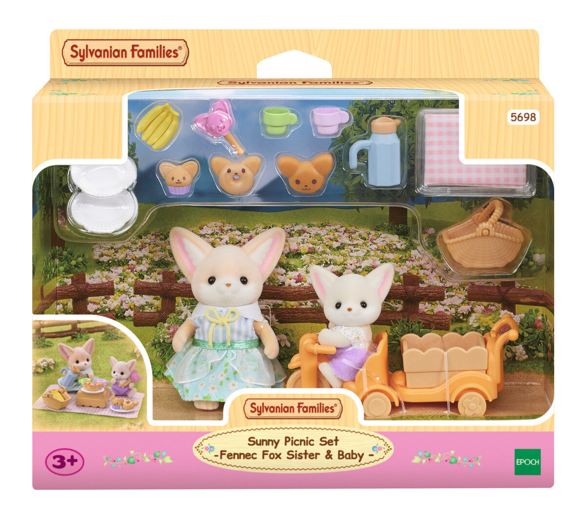 

Сильванские семьи, Лисы пустыни на пикнике, 5698 Sylvanian Families