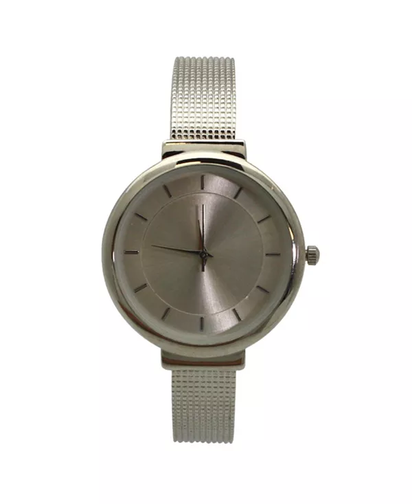 

Часы-Браслет с текстурой и блестящим серебристым циферблатом Olivia Pratt, silver