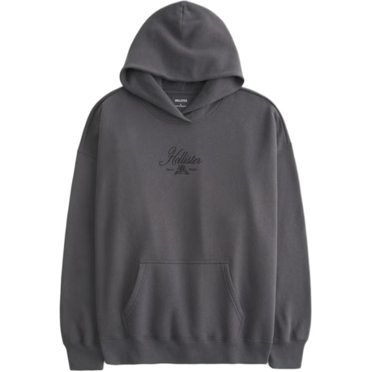 

Hollister/ Толстовка Women's Black Hooded Moderate, Черный, Hollister/ Толстовка Women's Black Hooded Moderate