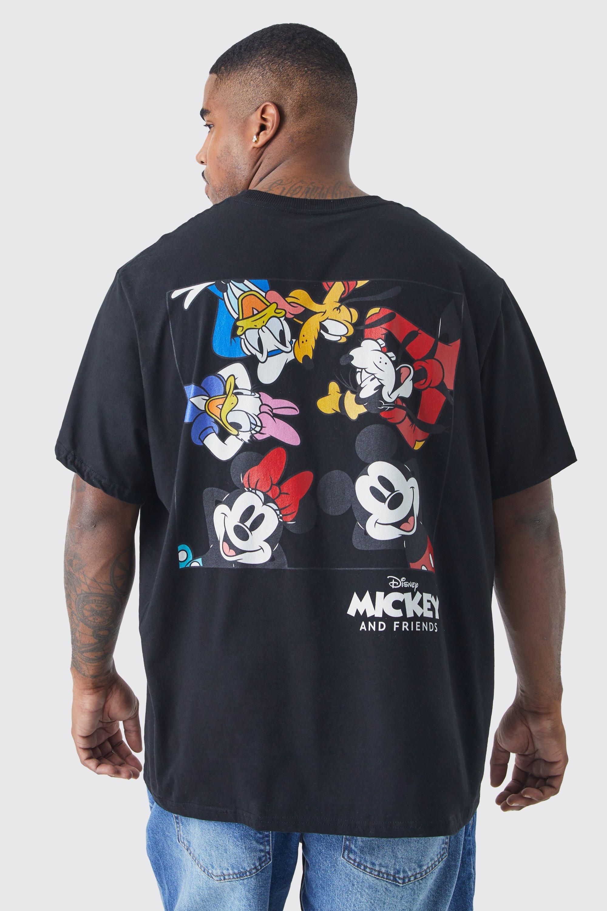 

Футболка BoohooMAN Mickey Mouse, черный