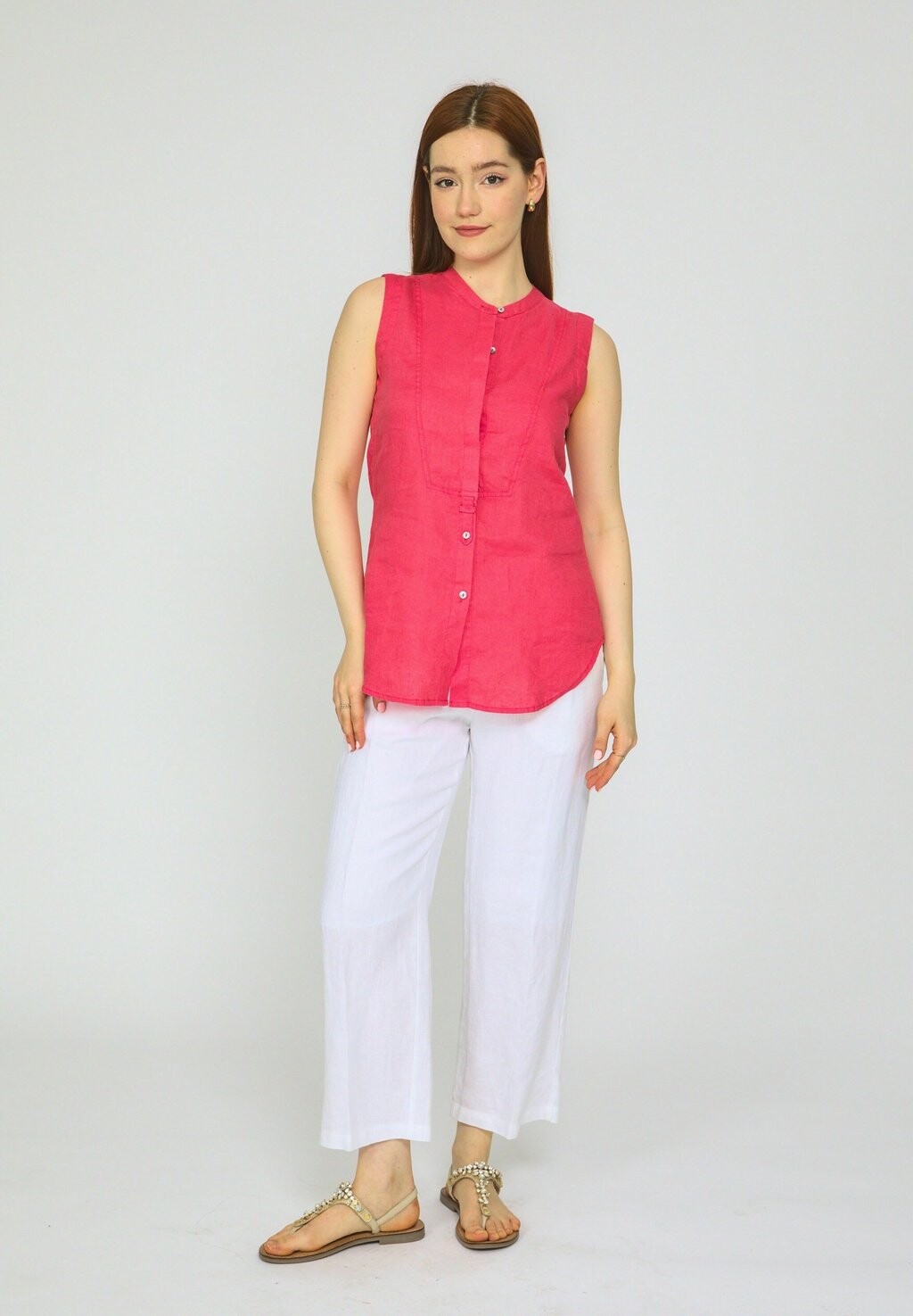 

Блузка на пуговицах VICCI Germany, коралл