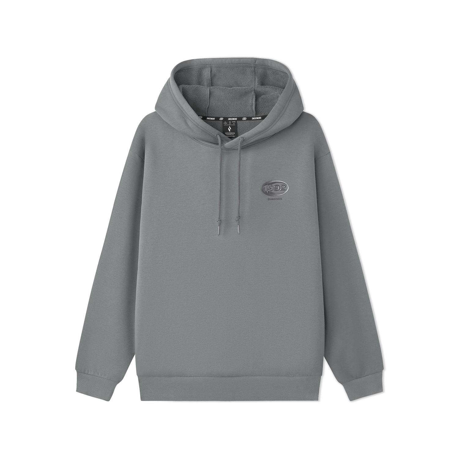 

Флисовая толстовка Unisex Rainy Day Gray 04H0 Skechers, серый