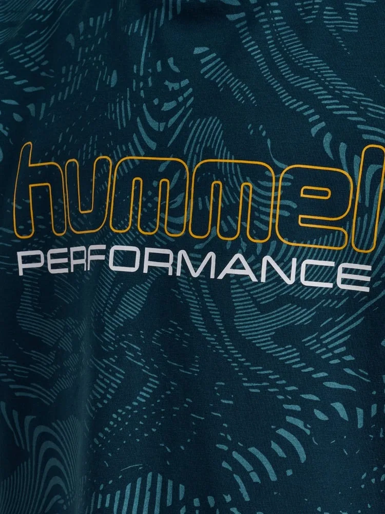 Футболка с принтом, Hummel, синий — фото 3