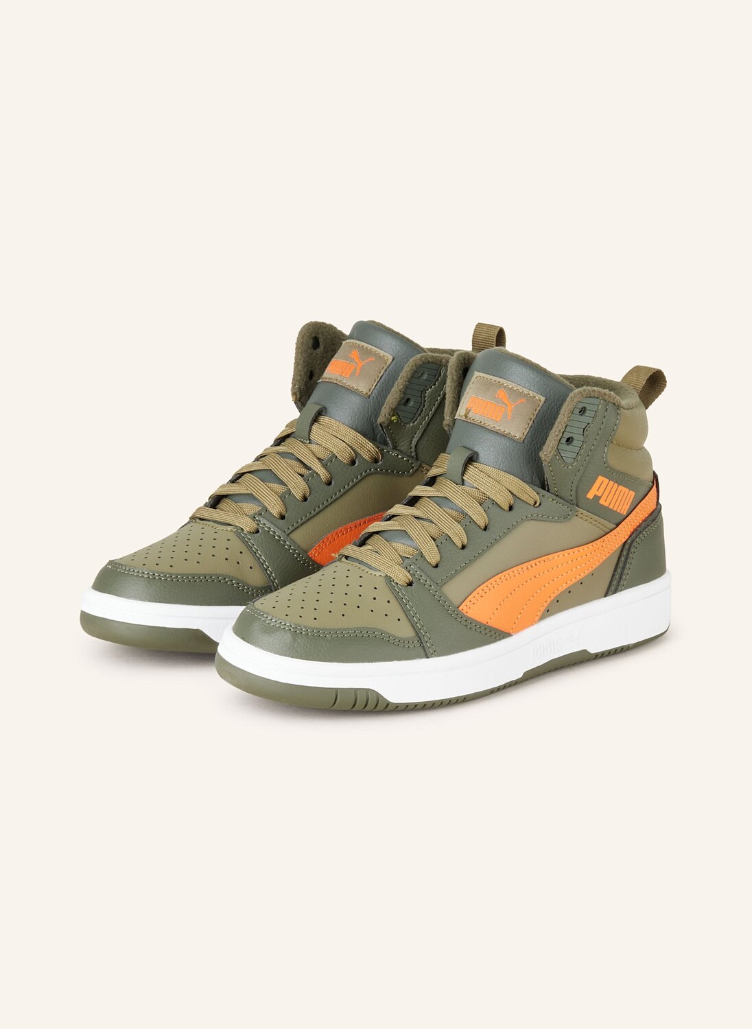 

Высокие кеды Rebound v6 Puma, зеленый