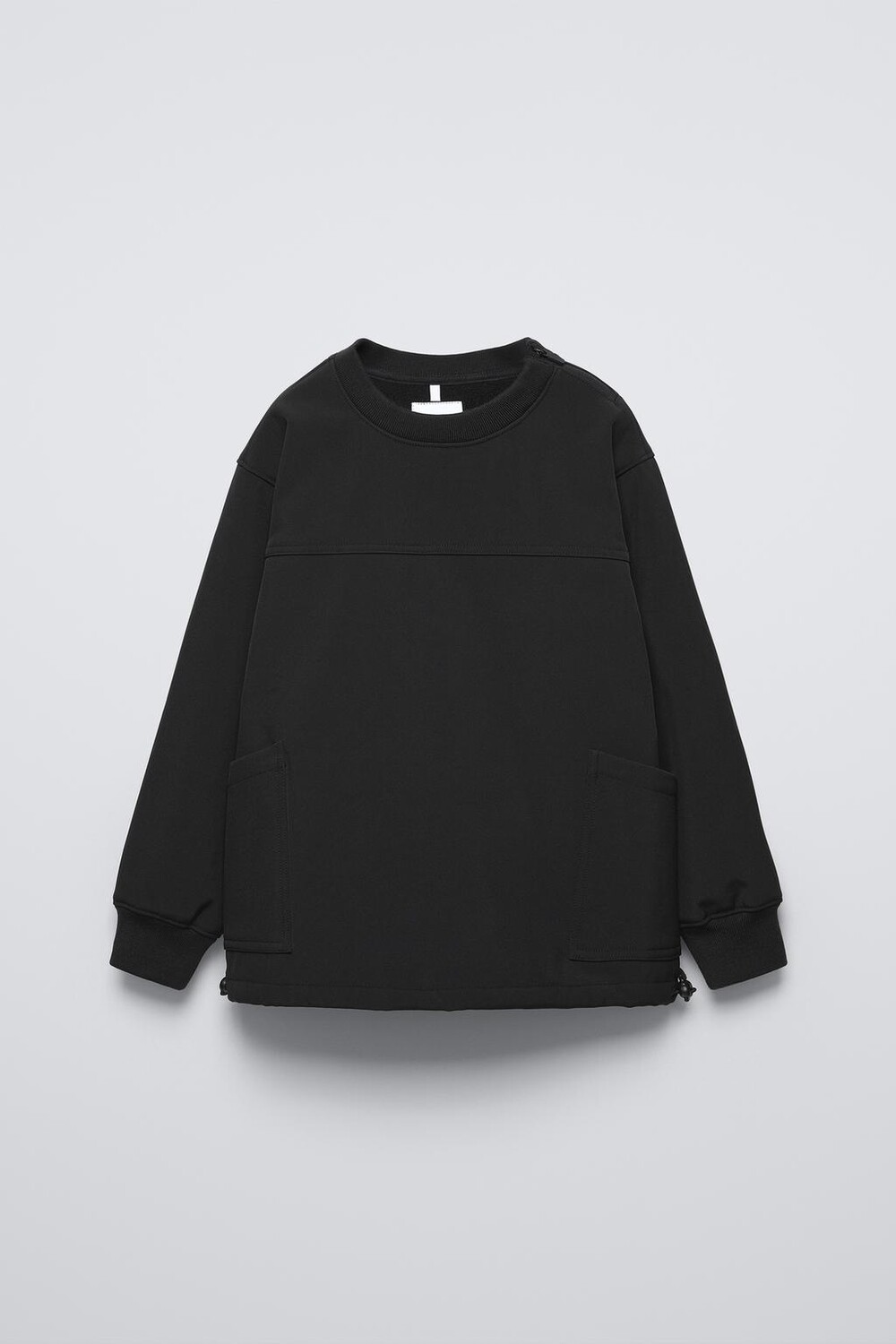 

Теплая техническая кофта ZARA, черный