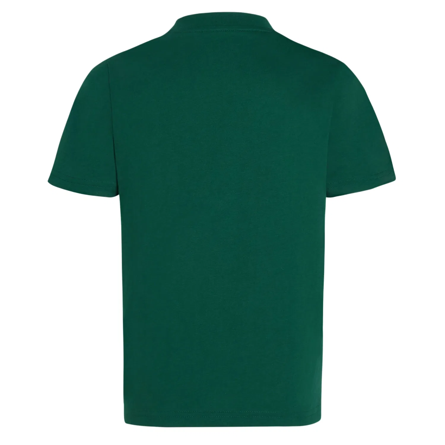 Футболка Essentials Cotton Kids' Adidas, Forest Green/White — фото 3