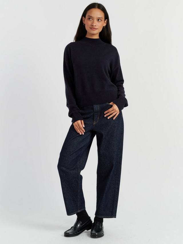 

Джемпер с воронкообразным воротником из шерсти Chinti & Parker, Navy