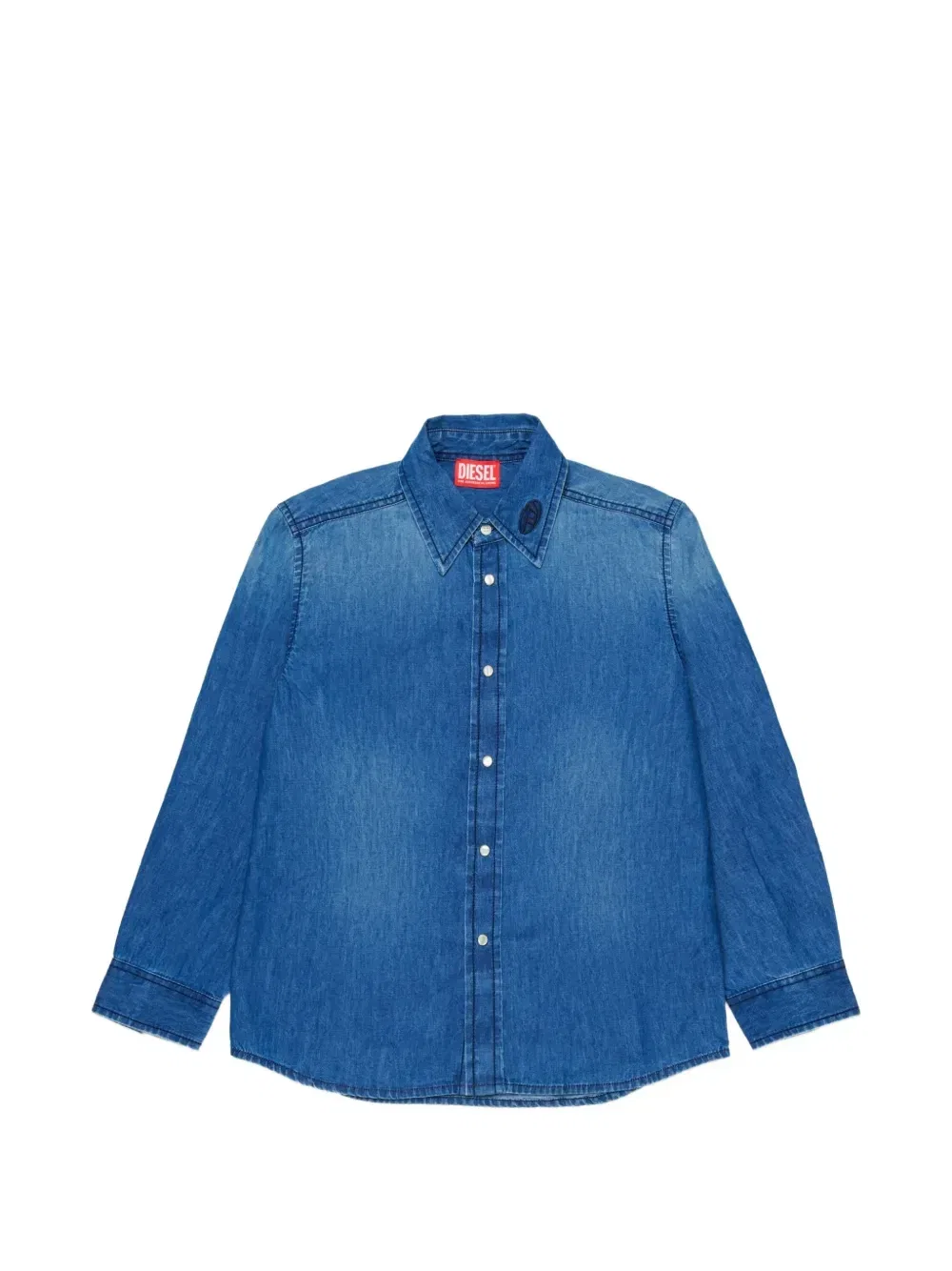 Рубашка Csimply-Over с длинными рукавами Diesel Kids, синий
