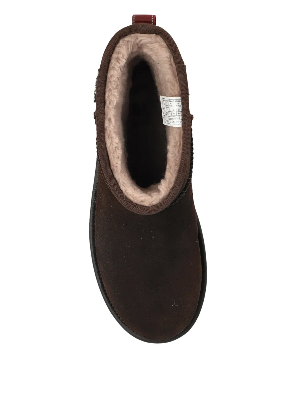 Замшевые ботинки с петлей для натягивания Ugg, коричневый — фото 3