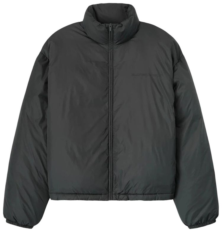 

Пуховая нейлоновая куртка Fear of God Essentials, серый