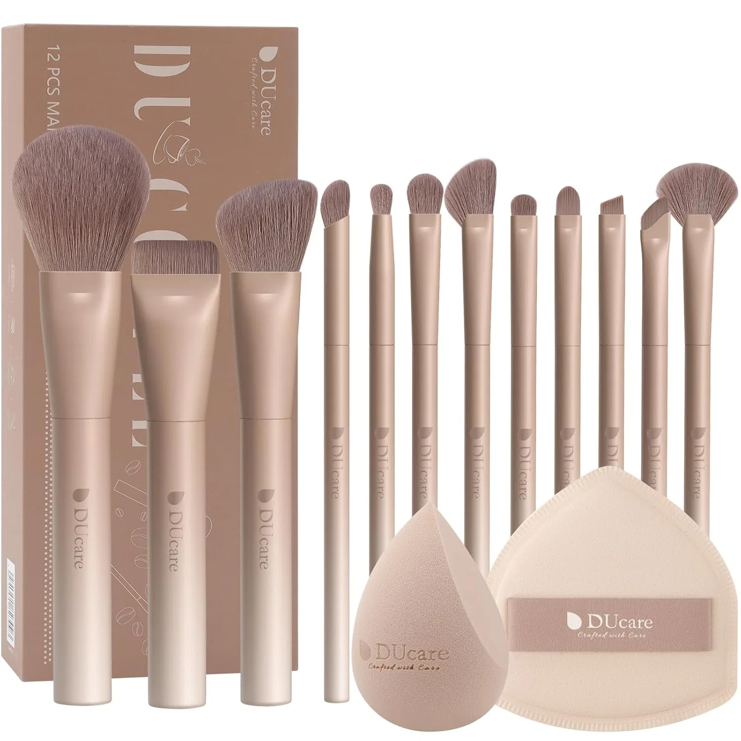Набор кистей для макияжа DUcare (14 штук) Ducare, 14 Pieces.