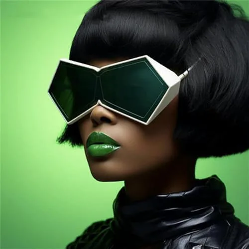 

Солнцезащитные очки многоугольной формы 2027 года для женщин, солнцезащитные очки неправильной формы для мужчин, большие цельные солнцезащитные очки UV400 MTZJH, 6