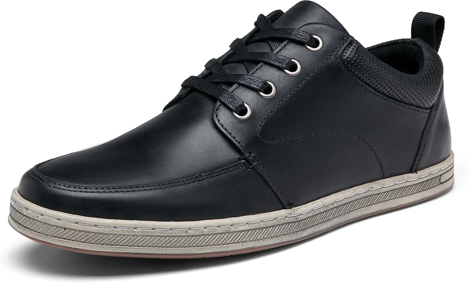 

Мужские кожаные модные кроссовки Jousen, ретро, деловые, повседневные для мужчин, черный