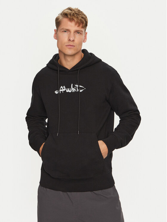 

Толстовка обычного кроя OMBB097F22FLE0081001 Off-White, черный