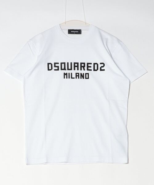 

Футболка, приталенный крой DSQUARED2, белый/черный