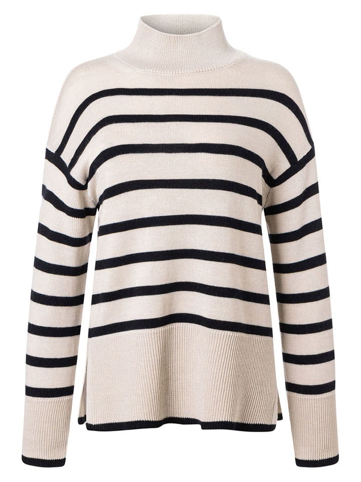 

Maerz Muenchen Шерстяной свитер бело-черного цвета