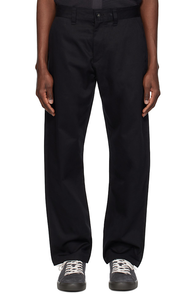 

Хлопковые брюки чинос Haydon прямого кроя Rag & Bone, черный