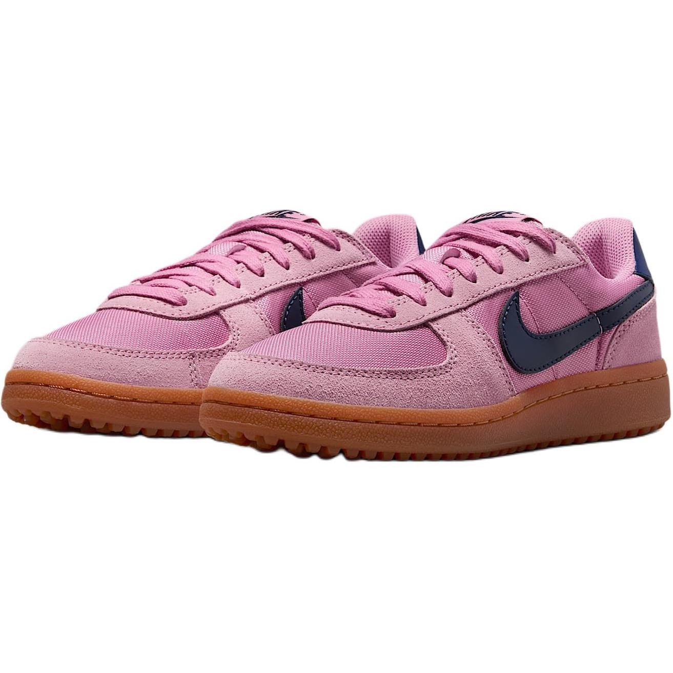 Низкие детские кроссовки с амортизаторами Nike, розовый/черный — фото 3