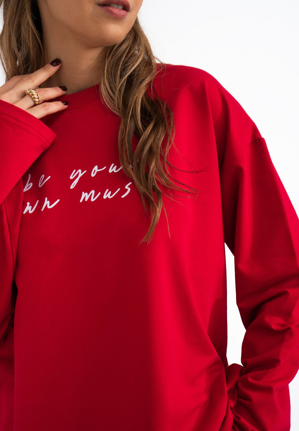 

Топ с длинными рукавами LONGSLEEVE MIRONS, красный