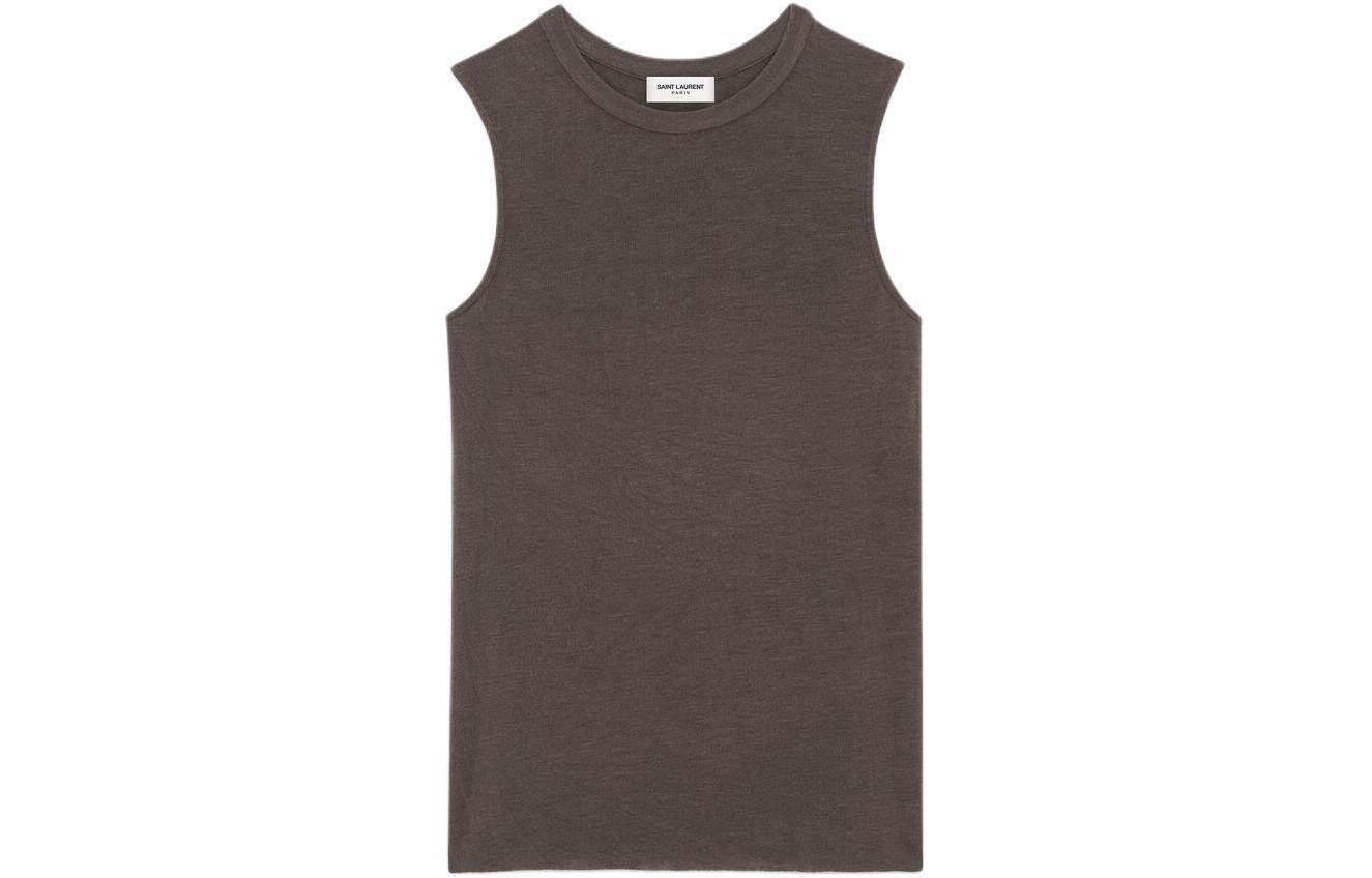 

Жилет женский коричневый Saint Laurent