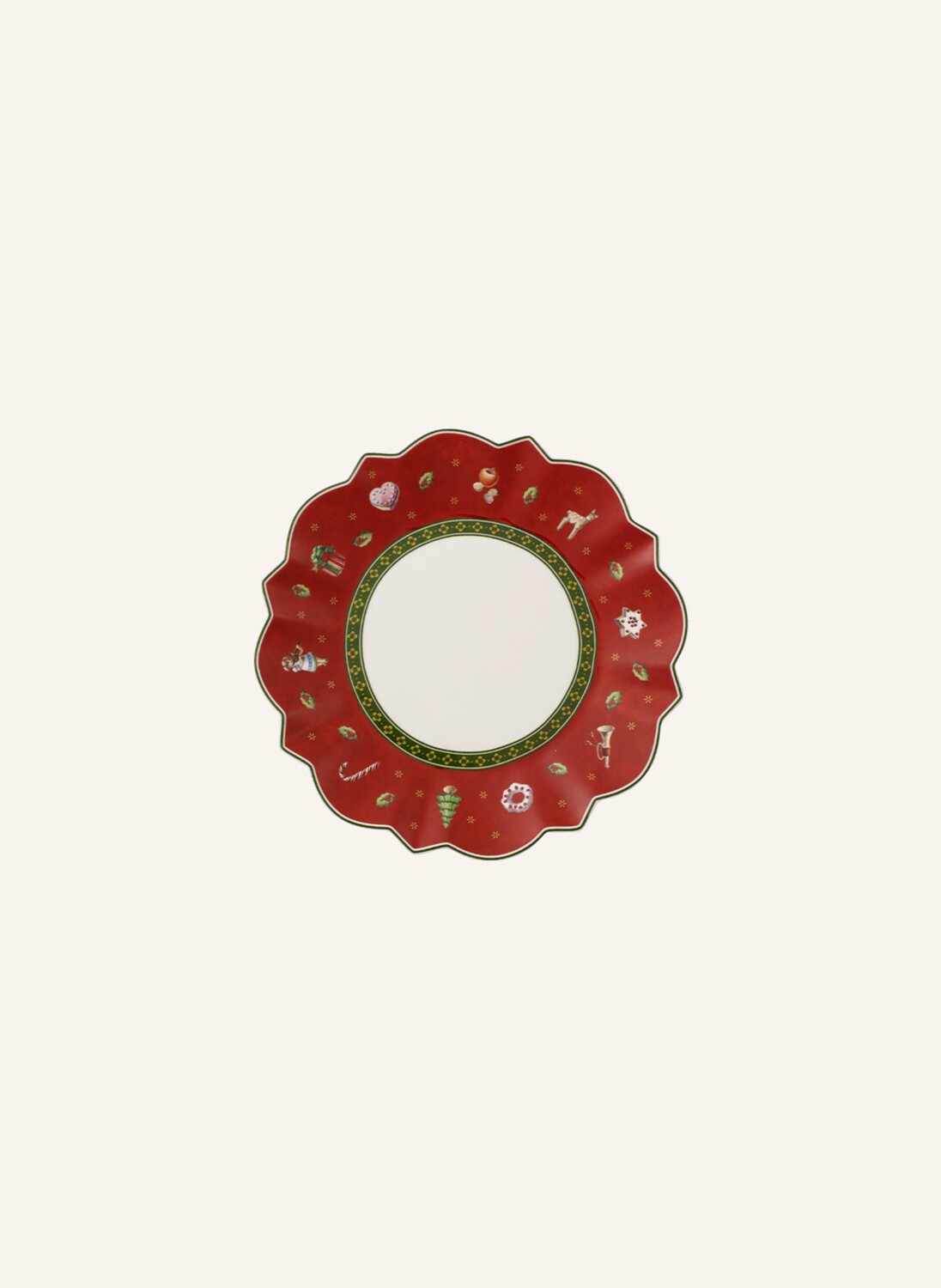 

Хлебная тарелка Villeroy Boch TOY'S DELIGHT, диаметр 17 см, красный/белый