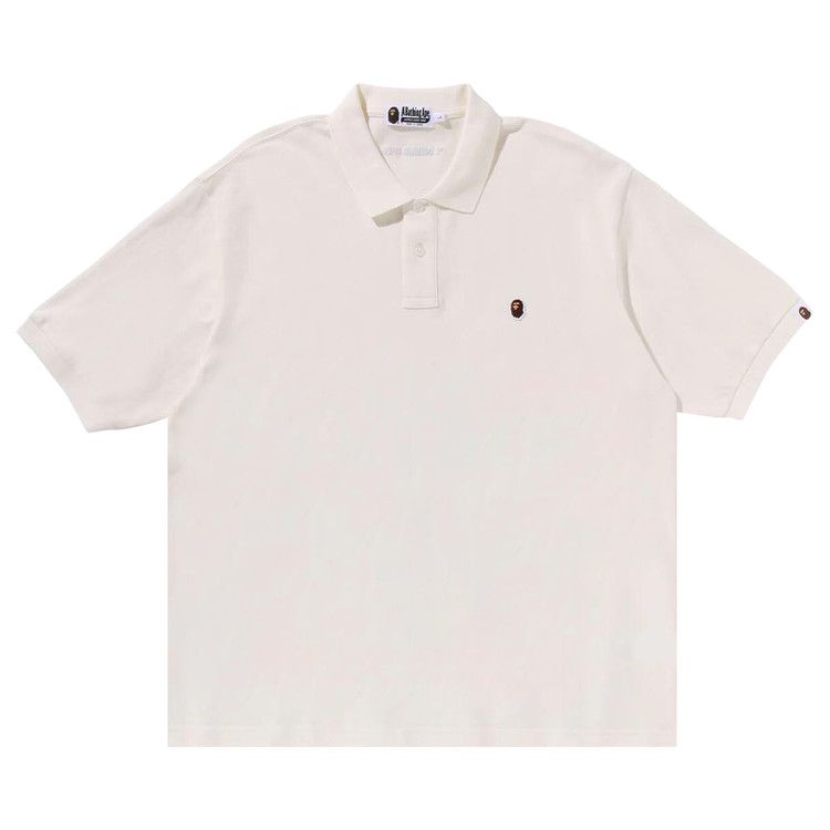 

Поло BAPE Ape Head One Point Polo 'Ivory'