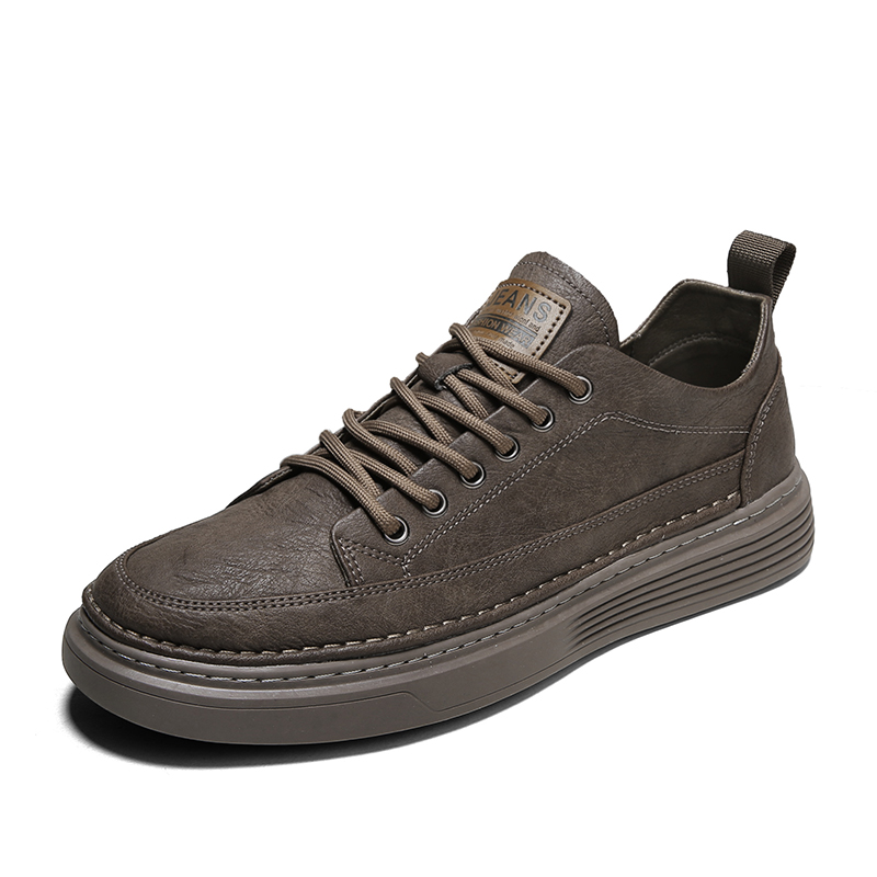 

KUPE Мужские повседневные туфли мужские низкие топы коричневые, цвет Brown