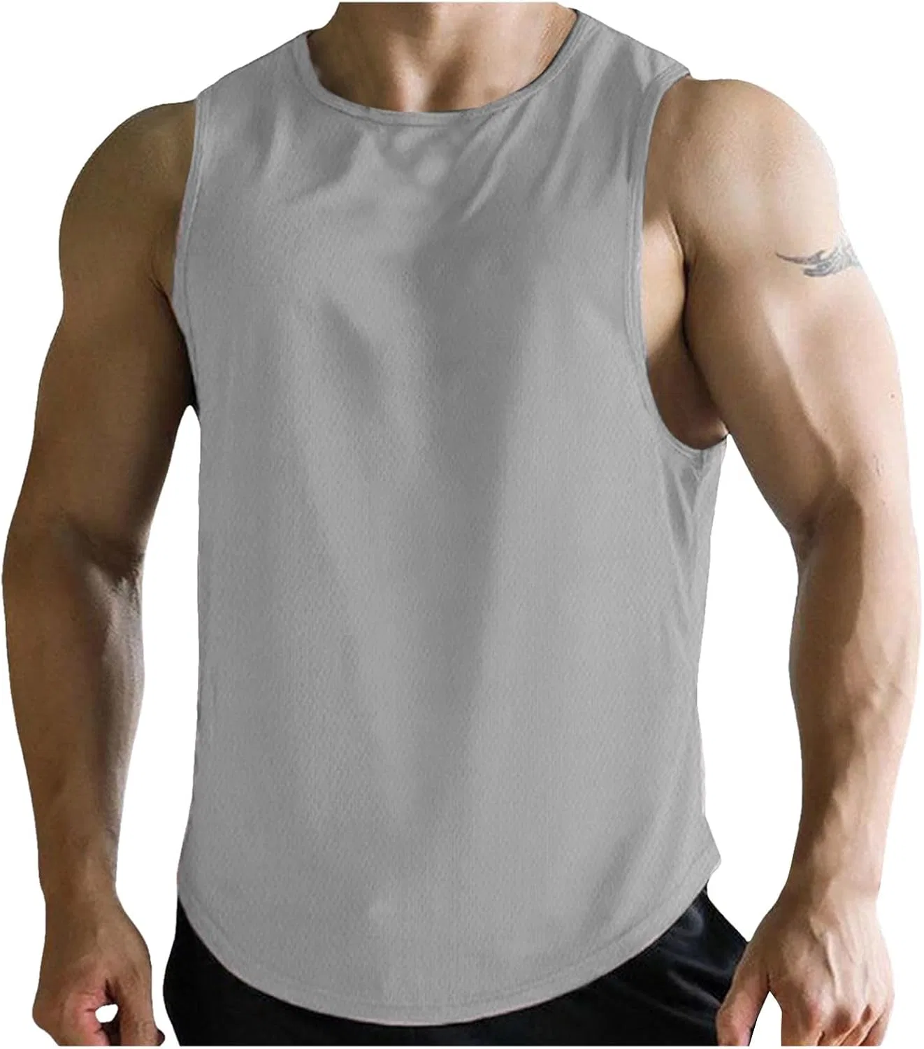 Мужской топ для тренировок, Quick-Dry Mesh, Gy2