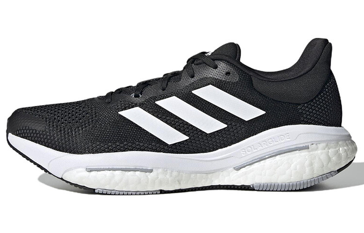 

Кроссовки мужские Solar Glide 5 с низким верхом, черные/белые Adidas