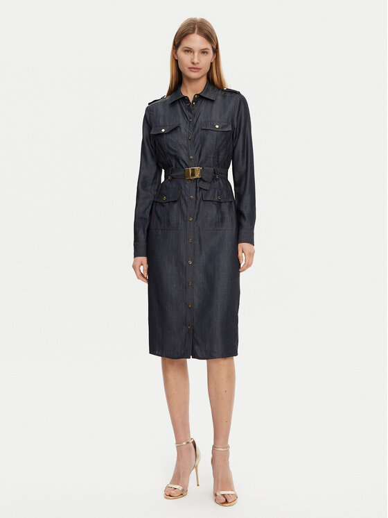 

Платье на каждый день стандартный крой 5GGK05 7295A Guess, синий
