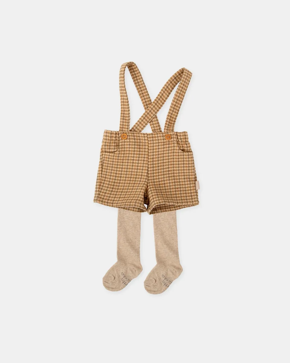 

Набор для мальчика: памперсы цвета корицы с подтяжками и колготки Tutto Piccolo