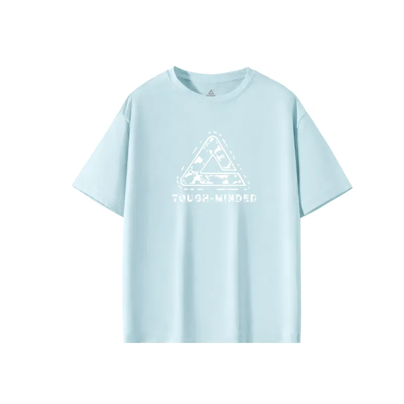 Футболка детская хлопковая PEAK Light Blue/Pink White Graffiti