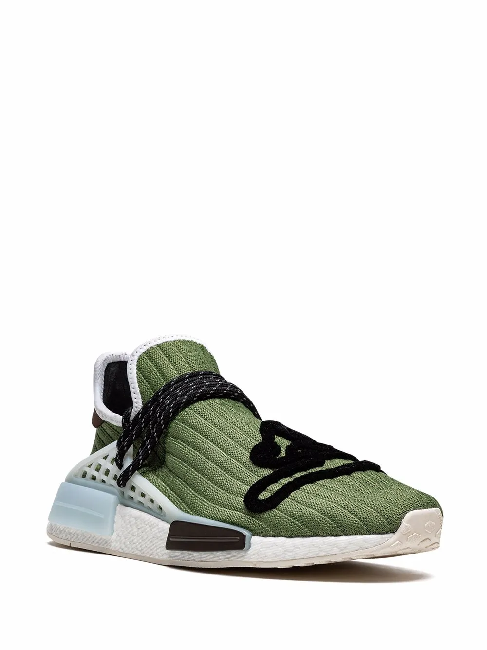 Кроссовки NMD Human Race BBC Ice Cream x Pharrell Adidas, зеленый — фото 2