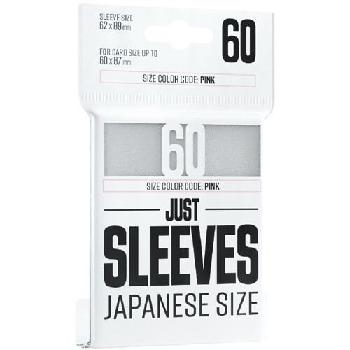 

Аксессуары Gamegenic Just Sleeves: Japanese Size - White (60)