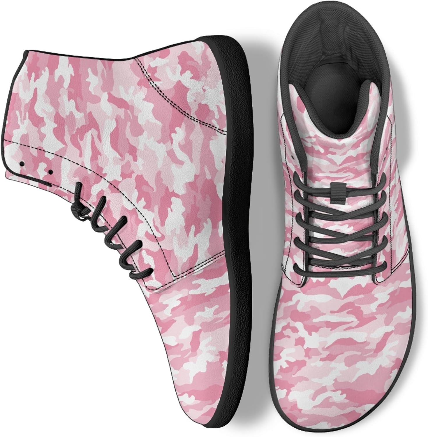 

Модные кроссовки для женщин и мужчин на высокой подошве Босоножки Плоская обувь Arleeorkee, розовый