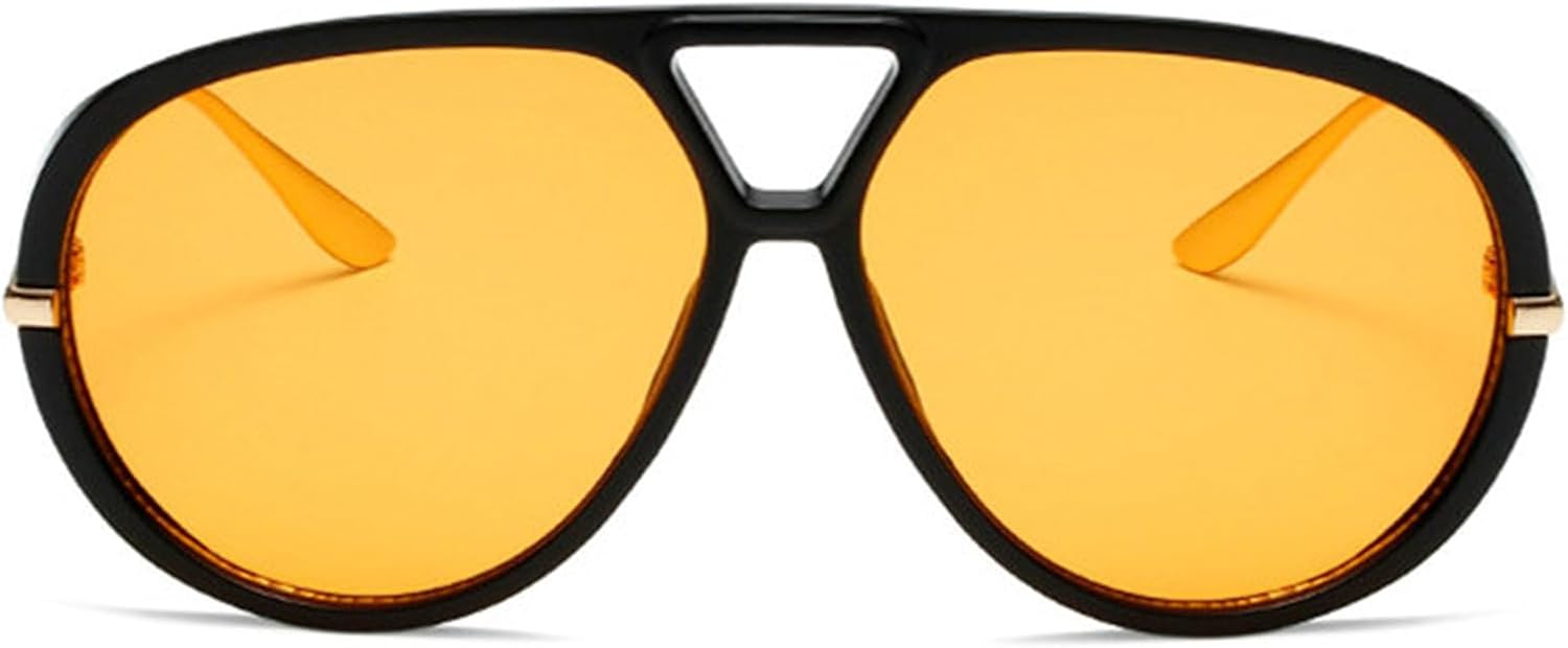 

Солнцезащитные очки Willochra Retro Double Bridges Pilot для женщин, увеличенного размера, в стиле ретро-панк для мужчин, градиентные очки для занятий спортом на открытом воздухе, C3