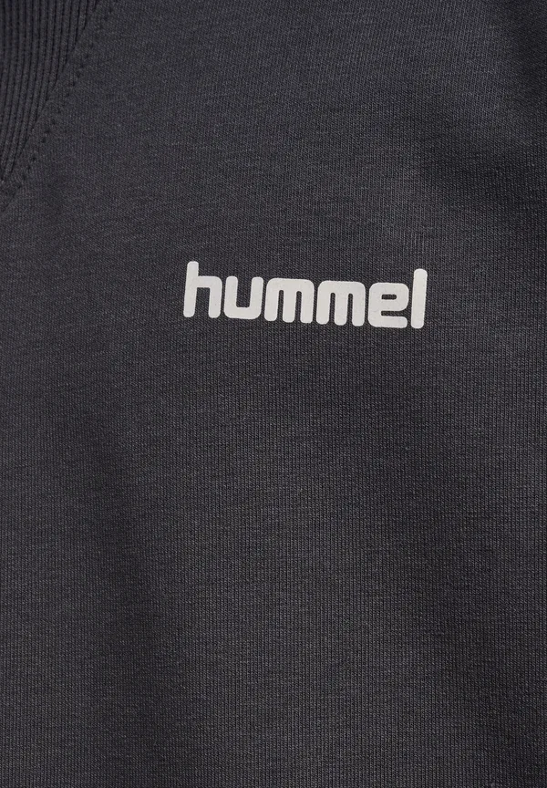 Футболка Hummel Hmljr light sweat t-shirt s/s basic t-shirt, цвет черное дерево — фото 3