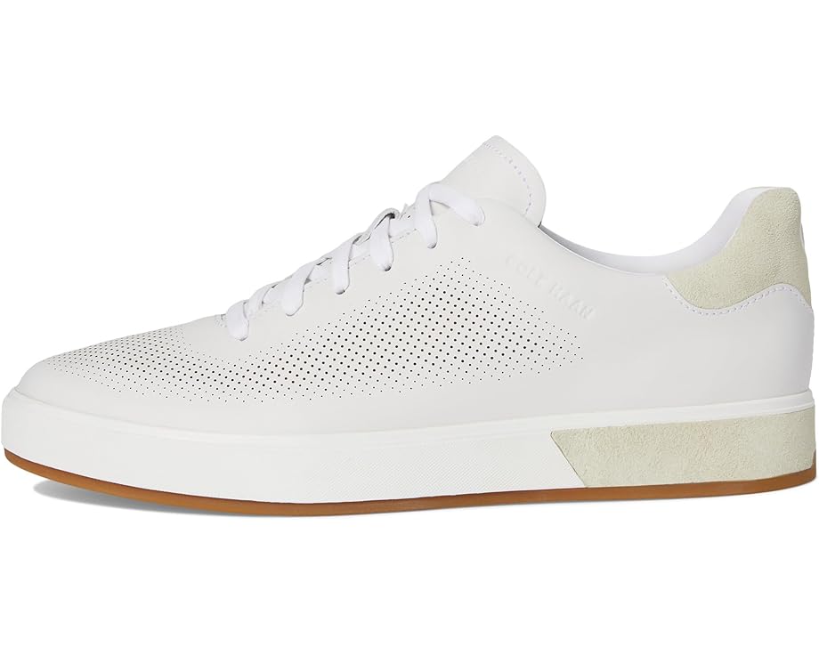 Кроссовки Cole Haan Grandpro Angleace Sneakers, цвет Optic White/Silver Birch/Optic White — фото 4