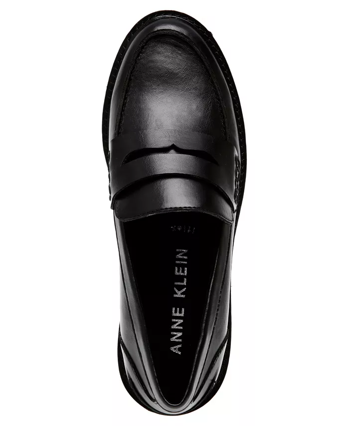 Женские лоферы Emmylou на массивной подошве Anne Klein, черный — фото 4
