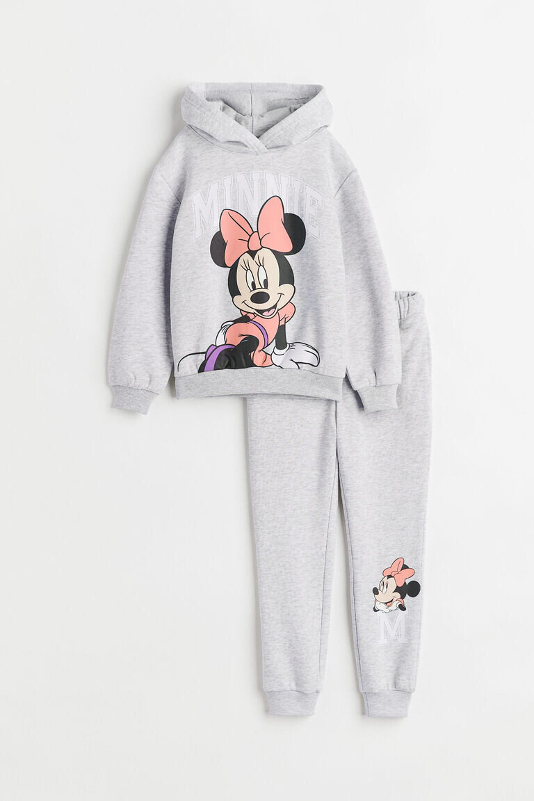 

Комплект из двух толстовок с принтом H&M, серый
