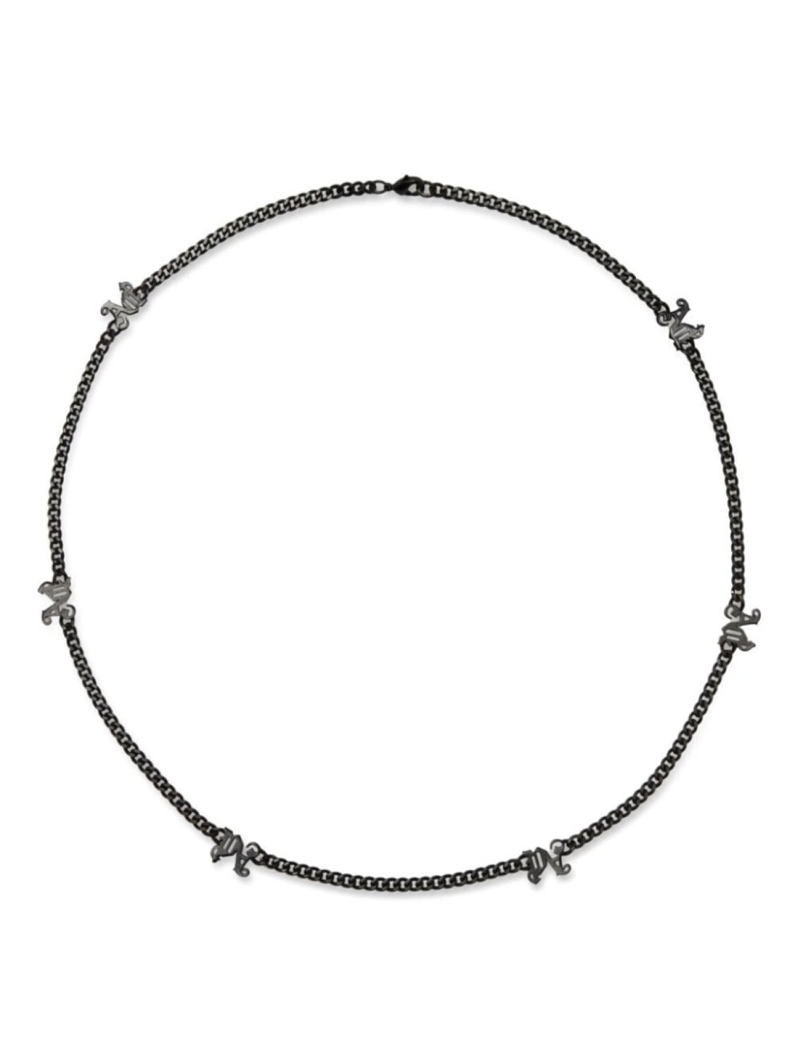 

Цепочка на шею с монограммой Palm Angels, черный