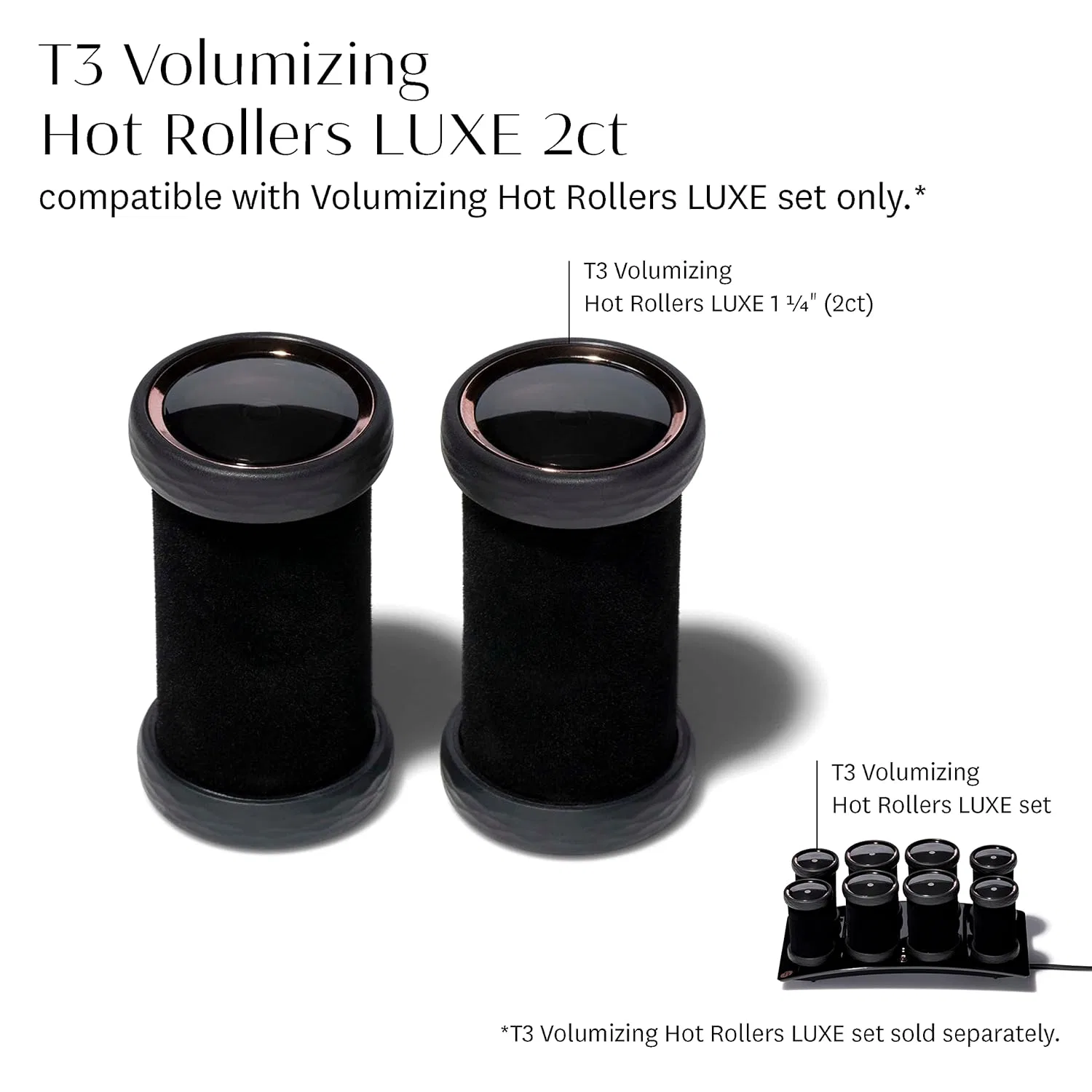 Набор горячих бигуди LUXE (2 шт.) от T3 Volumizing T3 — фото 3