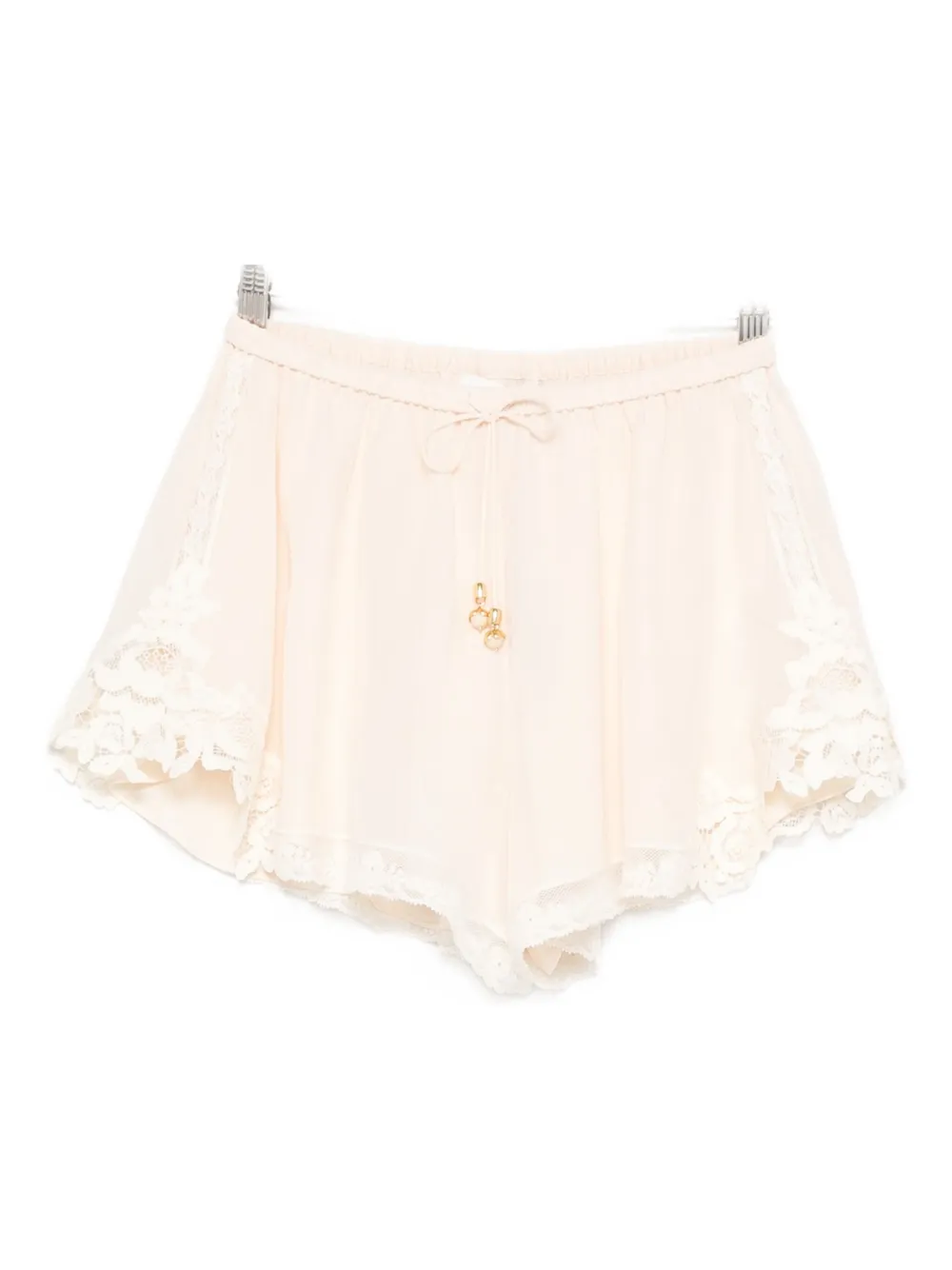 

Шорты с кружевной отделкой Zimmermann, нейтральный