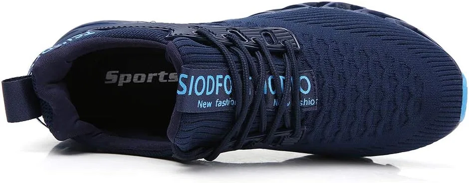 Мужские беговые кроссовки TSIODFO для спортивной ходьбы, A069 Blue — фото 4