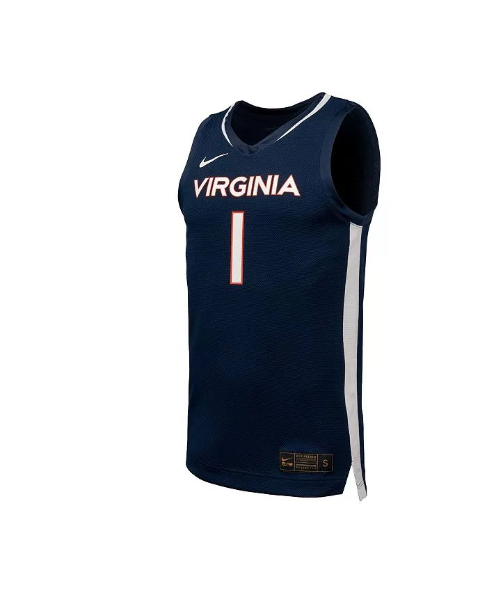 Мужская баскетбольная реплика джерси Virginia Cavaliers в синем цвете Nike — фото 3