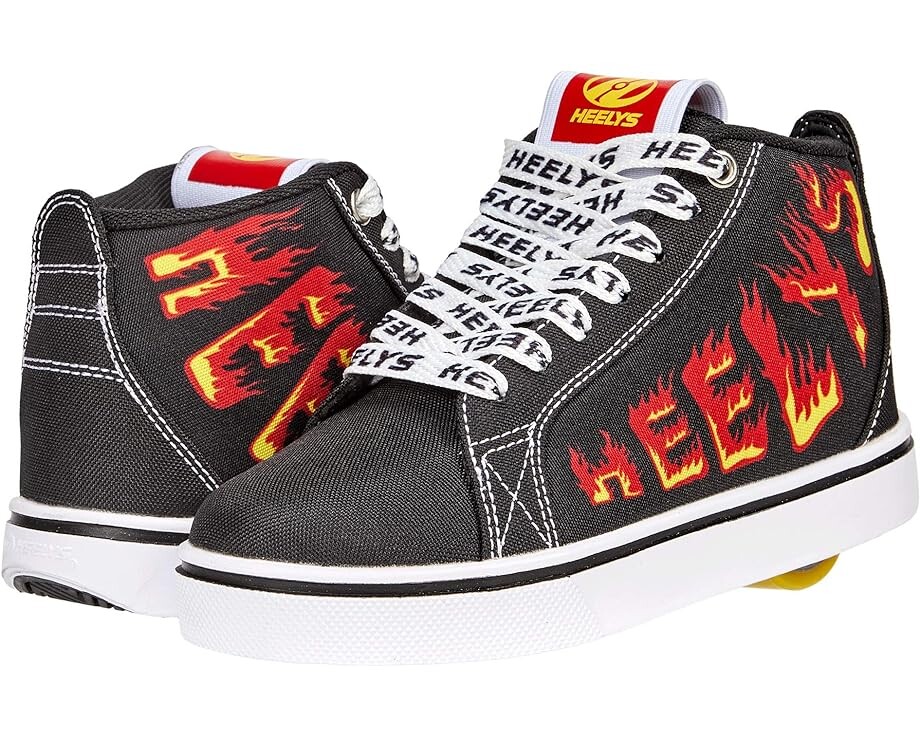 

Кроссовки Heelys Racer 20 Mid, цвет Black/White/Red/Yellow