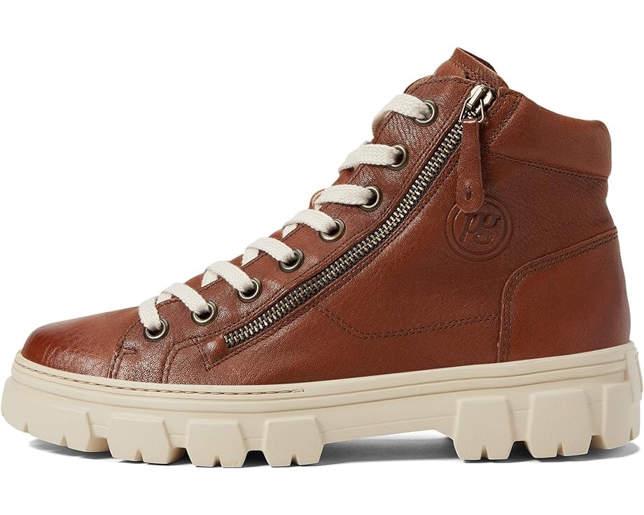 Кроссовки Paul Green Novi, цвет Cognac Washed Leather — фото 4